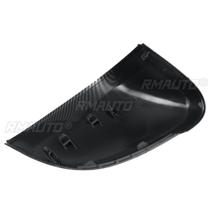 2 Piezas de Cubiertas para Espejos Retrovisores Laterales Negros para Audi A4 B9 S4 A5 S5 RS5 2017 2018 2019 2020, Negro Brillante/Fibra de Carbono - Product Image 5