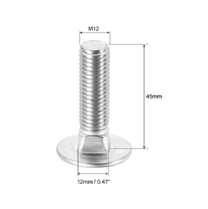 LEITE Wholesale Cheapest DIN603 Flat Head Metric HDG Hot Dipped Galvanized <strong>Carriage</strong> <strong>Bolt</strong> and Nut - Product Image 4