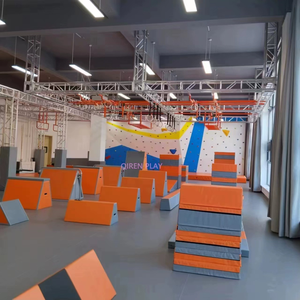 Parcours d'obstacles Offre Spéciale <span class=keywords><strong>Ninja</strong></span> <span class=keywords><strong>Warrior</strong></span> avec mousse Pit Fun et équipement d'exercice passionnant parc d'attractions pour enfants et adultes - Product Image 2