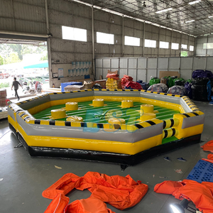 Deporte interactivo divertido juego <span class=keywords><strong>de</strong></span> fusión mecánico inflable último hombre juego <span class=keywords><strong>de</strong></span> pie <span class=keywords><strong>juegos</strong></span> inflables eliminadores <span class=keywords><strong>de</strong></span> wipeout - Product Image 3