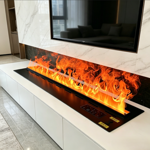 Chimeneas Eléctricas de Alta Gama con Llama de Vapor de Agua Realista, Funcionamiento Silencioso, Estufa Elegante para Decoración del Hogar, para Uso en Hogares y Hoteles - Product Image 3