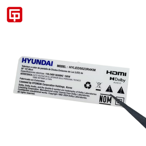 Stampa Logo personalizzata 0.25mm PVC elettronica etichetta del prodotto di consumo durevole adesivo di alta qualità per elettronica e <span class=keywords><strong>gadget</strong></span> - Product Image 3