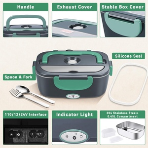 Boîte à lunch chauffante électrique portable personnalisée 12V 110V 220V pour la maison - Product Image 5