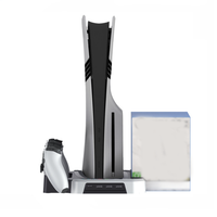 Station de charge multifonctionnelle Station de charge Support de ventilateur de refroidissement pour PS5/Pro/Slim Console Charging Base Controller Charger