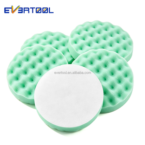 EVERTOOL Kit de cirage de voiture Tampons de <span class=keywords><strong>polissage</strong></span> Tampons de <span class=keywords><strong>polissage</strong></span> Bonnets Éponge et matériau en mousse Compatible avec la <span class=keywords><strong>perceuse</strong></span> - Product Image 1