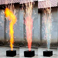 Machine pyro à froid DMX réutilisable Feux d'artifice colorés pour concerts mariages fêtes et scènes fournitures de décoration d'événements