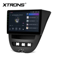 XTRONS Radio de Coche con Navegación Android, Pantalla IPS de 10.1 Pulgadas, Octa Core, 64 GB, EQ, DSP, Interfaz de Usuario Múltiple, para Toyota Aygo/Peugeot 107/Citroën C1