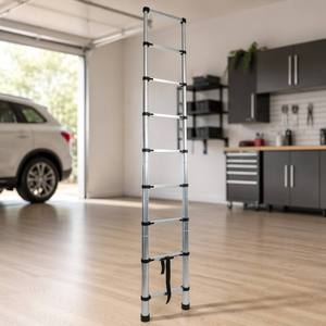 <span class=keywords><strong>Escalera</strong></span> Telescópica Plegable de Aluminio de 2.6m, Certificación EN131, Uso en Apartamentos, Capacidad de 150kg, 1 Año de Garantía - Product Image 4