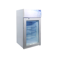 Meisda SD50B 50L Elektrische Kleine Tischvitrine Gelato-Gefriertruhe mit Oberlichtbox Multispannung