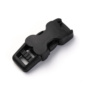 <b>Plastic</b> <b>Sliding</b> Buckle 10mm Black Durable Bag Webbing Buckle Accessories - Product Image 1