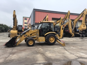 Used CAT 420F Backhoe Loader Japan Original Telescopic Digging Arm 4‑in‑1 Bucket Low Hours Original <b>Paint</b> CE Certified In Stock - Product Image 6