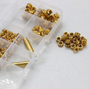Tuercas de inserción de latón M2 M8 para accesorios de impresora 3D, kit de herramientas de reparación y soldadura - Product Image 1