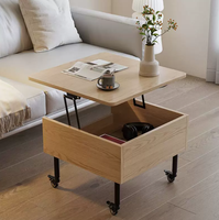 Nouveaux modèles de table basse de salon moderne de luxe en panneaux de bois, convertible, mobile, réglable, avec rangement, portable, à prix abordable pour la maison