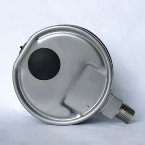 Glicerin enchido construção completa ss, 4 polegadas, 100mm, tamanho do discagem 10kg/cm2 140psi, medidor de pressão - Product Image 5