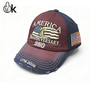 <span class=keywords><strong>Gorra</strong></span> de Béisbol Vintage Americana del 250 Aniversario, <span class=keywords><strong>Gorra</strong></span> de Béisbol Plana con Logotipo Bordado, <span class=keywords><strong>Gorra</strong></span> Estructurada de Ala Ancha Unisex - Product Image 3