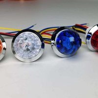Feu de position latéral LED double tension 12V 24V, lentille transparente, étanche, haute luminosité pour camion et remorque