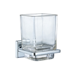 Moderno Portavasos de Vidrio para Baño, Montado en la Pared, con Base de Aleación de Zinc, 1 Año de Garantía - Product Image 3