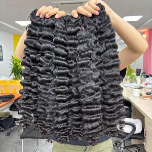 Cheveux birmans bouclés de la meilleure qualité, 100% cheveux humains, cheveux bruts vietnamiens un donneur - Product Image 3