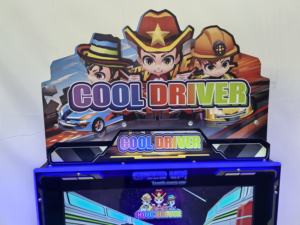 Распродажа, детский игровой автомат, аркадный гоночный автомобиль, симулятор 220 В, акрил и пластик, развлечение, крутой водитель - Product Image 3