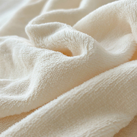 Ensemble de literie 4 pièces en velours de lait doux et respectueux de la peau, housse de couette et taies d'oreiller en polyester teint réactif