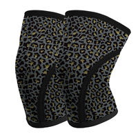 Manchons de genou de compression en néoprène personnalisables de 7mm Supports de levage avec fonction réglable Anime Fitness Genou de sécurité
