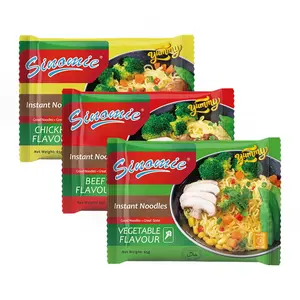 Fideos de ramen de trigo integral Halal Venta caliente 3 minutos Fabricante Bolsa de sabor vegetal de la mejor calidad Fideos instantáneos