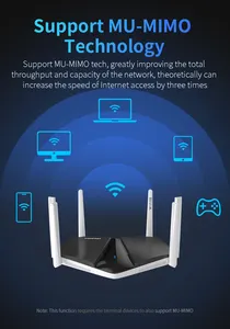 Comfast alta calidad 3000Mbps IPV6 hogar Gigabit doble banda alta red inalámbrica inteligente malla Wifi 6 enrutador de alta calidad