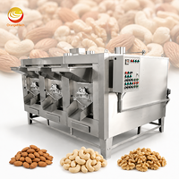 Machine à torréfier électrique ORME pour céréales, riz, noix, blé, petite torréfactrice à tambour continue de 50 kg pour fèves de cacao
