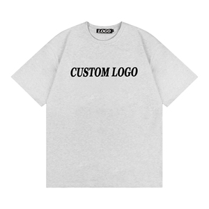 เสื้อยืดผู้ชายผ้าคอตตอนหนา 100% พิมพ์ลายซิลค์สกรีน 3 มิติ แบบพัฟฟ์ สั่งทำได้ สำหรับคู่รัก ใส่ได้ในฤดูร้อน ขายส่ง - Product Image 1