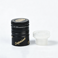 Bouchon de bouteille d'huile d'olive inviolable en aluminium de 31,5 mm avec insert verseur, vente en gros