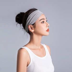 Jiemeirui Cooling Sports <b>Headband</b> Wide Sweat-Wicking Anti-Slip <b>For</b> <b>Running</b> Fitness Yoga Badminton <b>Women</b> Hair Ties - Product Image 3