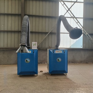 Estrattore di fumi per saldatura a due bracci di aspirazione per depolveratore automatico pulito - Product Image 2