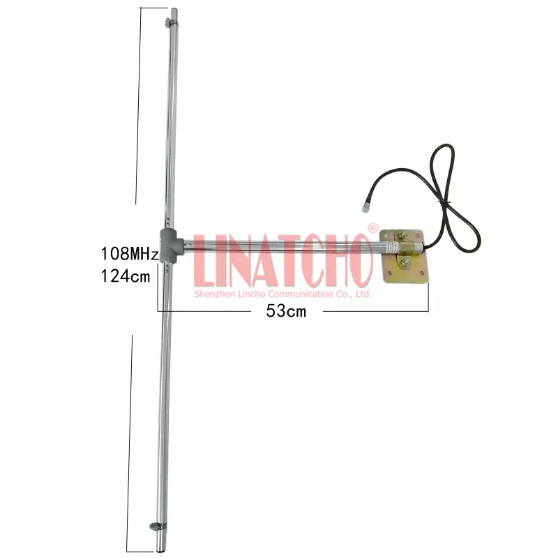 スケール調整周波数76-108MHz高ゲイン屋外FMダイポールアンテナ