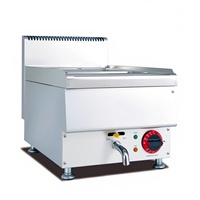 Bain-marie électrique professionnel à 4 bacs en acier inoxydable pour comptoir, chauffe-plats pour buffet, équipement de restauration