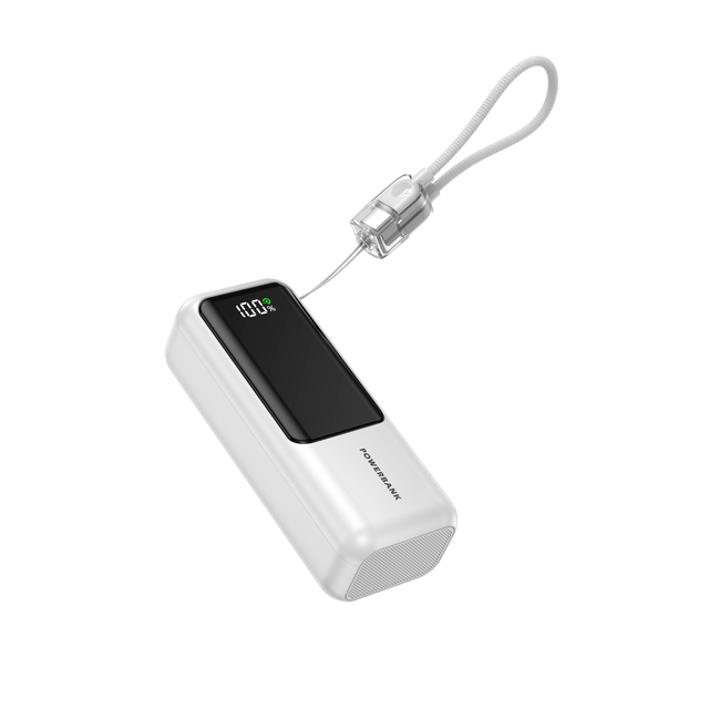 Anker Fast Charging Power Bank Portable Charger High Capacity 10000mAh Built-In Cable Popular Customization Logo Mini Power Bank