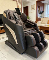 Fauteuil de massage KZJ moderne de luxe en cuir avec fonction Shiatsu, rail SL, zéro gravité, massage complet du corps, produits de massage, soins de santé