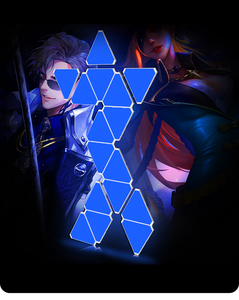 Wifi + IR Nhà Thông Minh DIY Thiết Kế RGB IC Bộ Điều Khiển Ứng Dụng Ma Thuật Tam Giác Thông Minh <span class=keywords><strong>LED</strong></span> Ánh Sáng Bảng Điều Chỉnh Ứng Dụng Ma Thuật Tam Giác Thông Minh - Product Image 3