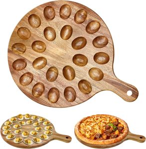 <span class=keywords><strong>Plateau</strong></span> à œufs farcis en bois réversible <span class=keywords><strong>Plateau</strong></span> à œufs farcis Planche à charcuterie Acacia Support à œufs farcis Planche à découper <span class=keywords><strong>Plateau</strong></span> à fromage - Product Image 1