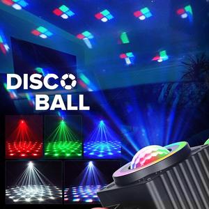 Luz Móvil de Cabeza LED de 50W al por Mayor, Control Remoto DMX, Luz de Discoteca RGBW, Bola Mágica Giratoria, Láser Rojo y Verde para Parques Temáticos y <span class=keywords><strong>DJ</strong></span> - Product Image 3