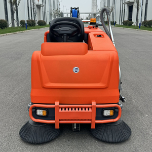 Boshuo Ride-on <b>Floor</b> Scrubber 12000m2/h 280L Clean Water 1230mm <b>Cleaning</b> Width for Industrial Logistics - Product Image 2