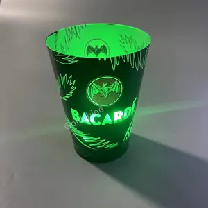 Led Glowing Drink Cups Plastic Luminous LED Flash Light Up Drinking Glasses For Bar Nightclub Party Supplies