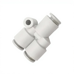 ข้อต่อลมแบบกดเร็ว YIIDNN KQ2U Y รุ่น One-touch ข้อต่อสามทางสำหรับท่อลม รับประกัน 6 เดือน - Product Image 1