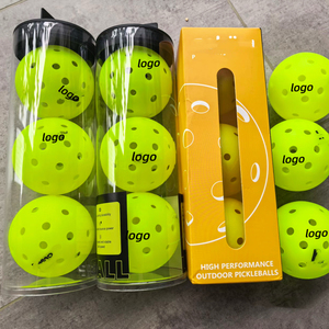 Pelota de <span class=keywords><strong>Pickleball</strong></span> Estándar Usapa de 40/48 Hoyos, Muestra Gratis, Color Verde Neón, Profesional para Interiores/Exteriores, Pelota de <span class=keywords><strong>Pickleball</strong></span> Inyectada de 48 Hoyos - Product Image 1