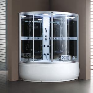 Bain intérieur de luxe <span class=keywords><strong>Douche</strong></span> Sauna à vapeur Bain à remous combiné <span class=keywords><strong>Cabine</strong></span> de <span class=keywords><strong>douche</strong></span> <span class=keywords><strong>Baignoire</strong></span> de massage par la pluie - Product Image 4