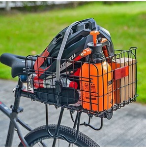 Cesta Trasera <span class=keywords><strong>Plegable</strong></span> de Alta Resistencia <span class=keywords><strong>para</strong></span> <span class=keywords><strong>Bicicleta</strong></span> de Montaña, Gran Capacidad, Alambre de Acero Reforzado, Portaequipajes <span class=keywords><strong>para</strong></span> Ciclismo, <span class=keywords><strong>para</strong></span> Compras y Transporte de Equipaje - Product Image 1