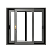Ventanas Corredizas de Doble Acristalamiento con Diseño Personalizado, Marco de Aleación de Aluminio Aislante al Vacío y al Calor