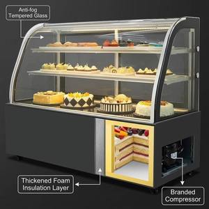 Vetrina Refrigerata Aperta in Acciaio Inox per Esposizione Torte, per Supermercati e Pasticcerie - Product Image 3