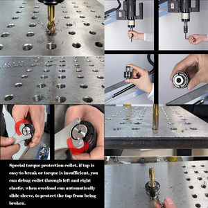 Machine à tarauder automatique universelle M3-M16 avec bras de taraudage et moteur pour vis autotaraudeuses - Product Image 1