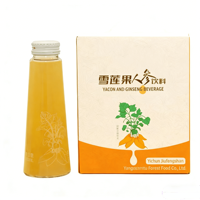 Boisson à base de jus de ginseng Yacon de la vallée de Yangxin de Jiufengshan - Coffret cadeau haut de gamme 280 ml * 4 bouteilles
