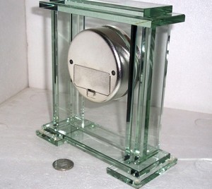 Glass and Metal Gift <strong>Mantel</strong> Alarm <strong>Clock</strong> Gift <strong>Clock</strong> - Product Image 6